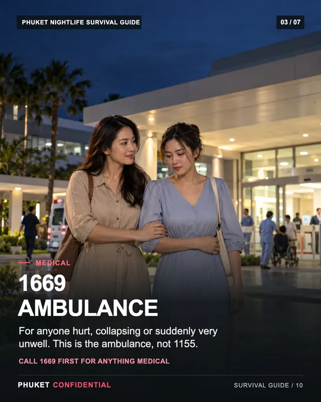 Slide 3: 1669 · Ambulance For anyone hurt, collapsing or suddenly very unwell. This is the ambulance, not 1155.